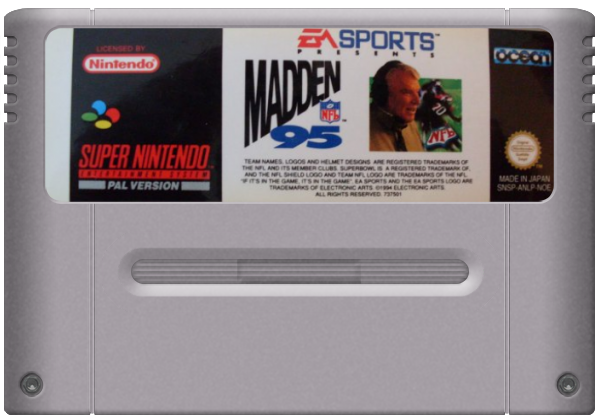 Madden NFL '95 media 6 for Super Nintendo
